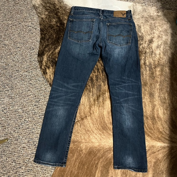 Men’s Dark Wash AE Jeans - Picture 2 of 2